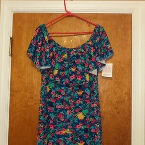 A New with Tags Lularoe Brand Cici Dress Size 2XL